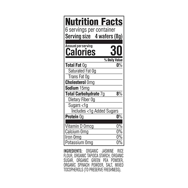 HAPPY BABY, BABY FOOD TEETHER PEA SPINACH ORGANIC 0.14 OUNCE (PACK OF 12)