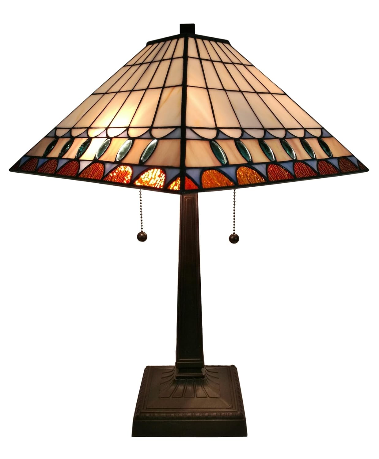 Best tiffany table lamp green