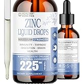 Liquid Zinc Drops for Kids, Men and Women | Organic Ionic Zinc Sulfate | Immunity, Mood, Brain Thyroid | 30 Day Supply| 2 Oz