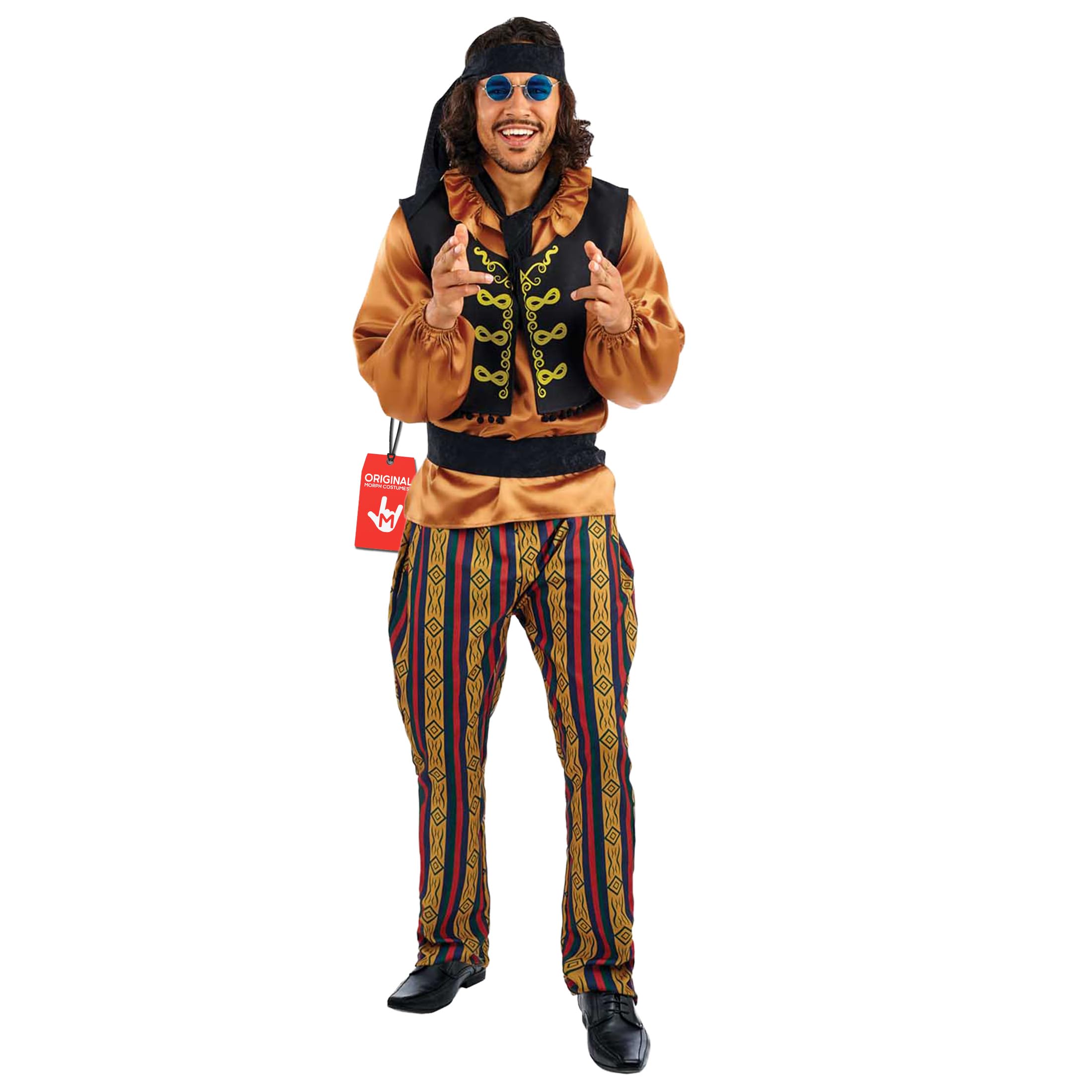 Fun Shack Rock Star Fancy Dress Adults Halloween Costumes for Men Adult Large