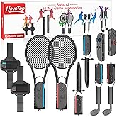 HEYSTOP Sports Accessories for Nintendo Switch 2 ,10 in 1 Family Sports Accessories Kit for Nintendo Switch 2 Games, with Leg Strap,Golf Clubs,Tennis Rackets,Sword Grips,Joy-con wrist straps