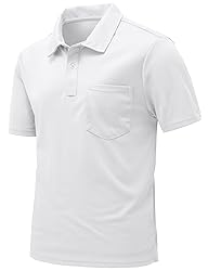 Rdruko Men's Outdoor Performance Polo Short Sleeve