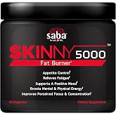 Saba Skinny 5000 -Fat Loss -Weight Loss-Appetite Control -Mild Jitter-Free Energy- Focus -60 Capsules