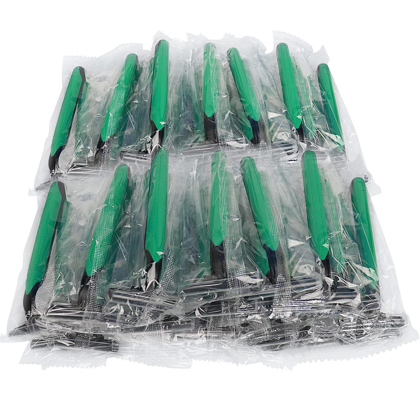 Twin Blade Razors Bulk, Individually Wrapped Razors for Home Use, Travel, Hotel (100)