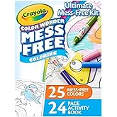 Crayola Color Wonder Mess Free Coloring Kit (50+ Pcs), Mess Free Markers, Mess Free Coloring Pages, Carrying Case, Kids Gift