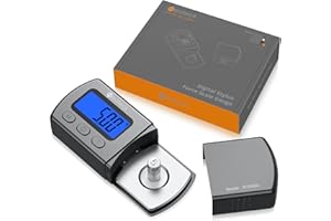 Neoteck Digital Turntable Stylus Force Gauge 0.01g LP Scale Gauge Blue 3-Digit LCD Backlight for Vinyl Players Tonearm Phono 