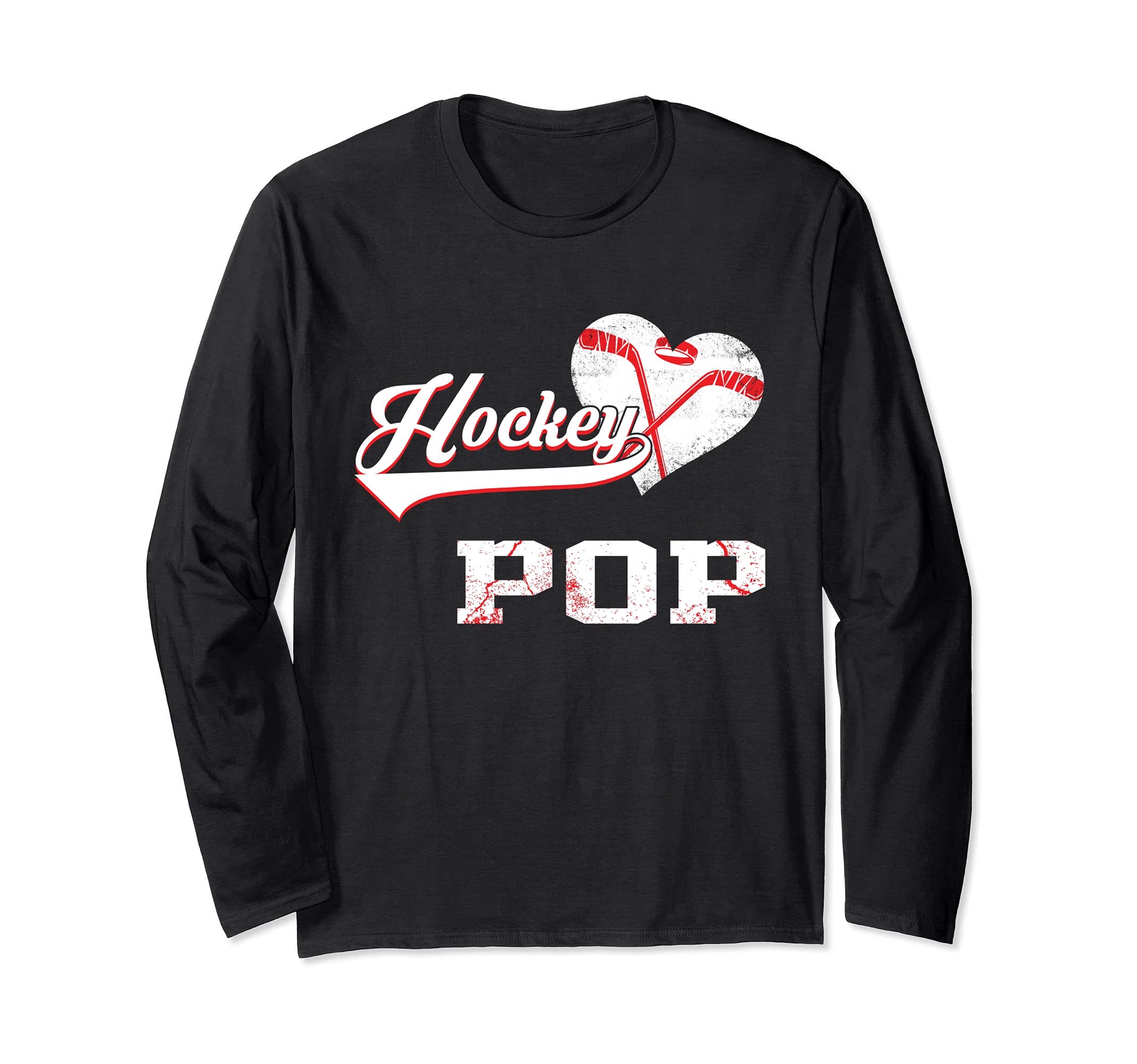 Family Hockey Player Gifts Hockey Pop Long Sleeve T-Shirt