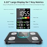 arboleaf Smart Body Fat Scale 14 Metrics 400lb Bluetooth BMI Muscle Mass view 2