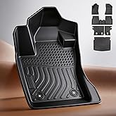 for Chevy Trax Floor Mats 2026 2025 2024 | Full Set All-Weather Cargo Liner Trunk Backrest Mat for Chevrolet Trax | Front Rear Car Rubber Carpet Interior Accessories for Buick Envista | 6 Pcs