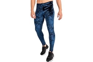 Kapow Meggings Velvet Material Mens Leggings