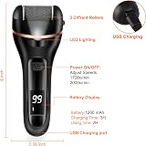 Ratukall Electric Foot File - Rechargeable Waterproof Callus Remover Kit view 4