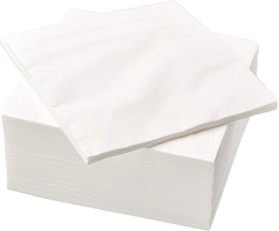IKEA Paper Napkin White 100 Pack 40x40 cm IKE-500.357.52