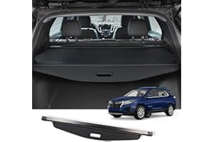 VEENJOY Cargo Cover for Equinox 2018-2024 Retractable Trunk Cover for Equinox & Terrain Equinox Accessories Security Shielding Shade (Non-EV Models)