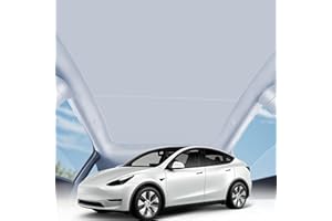 ZeroPone Sunshade Roof for Tesla Model Y, Tesla Accessories Heat Insulation Foldable Glass Sunroof Cover for Model Y 2024 2023 2022 2021