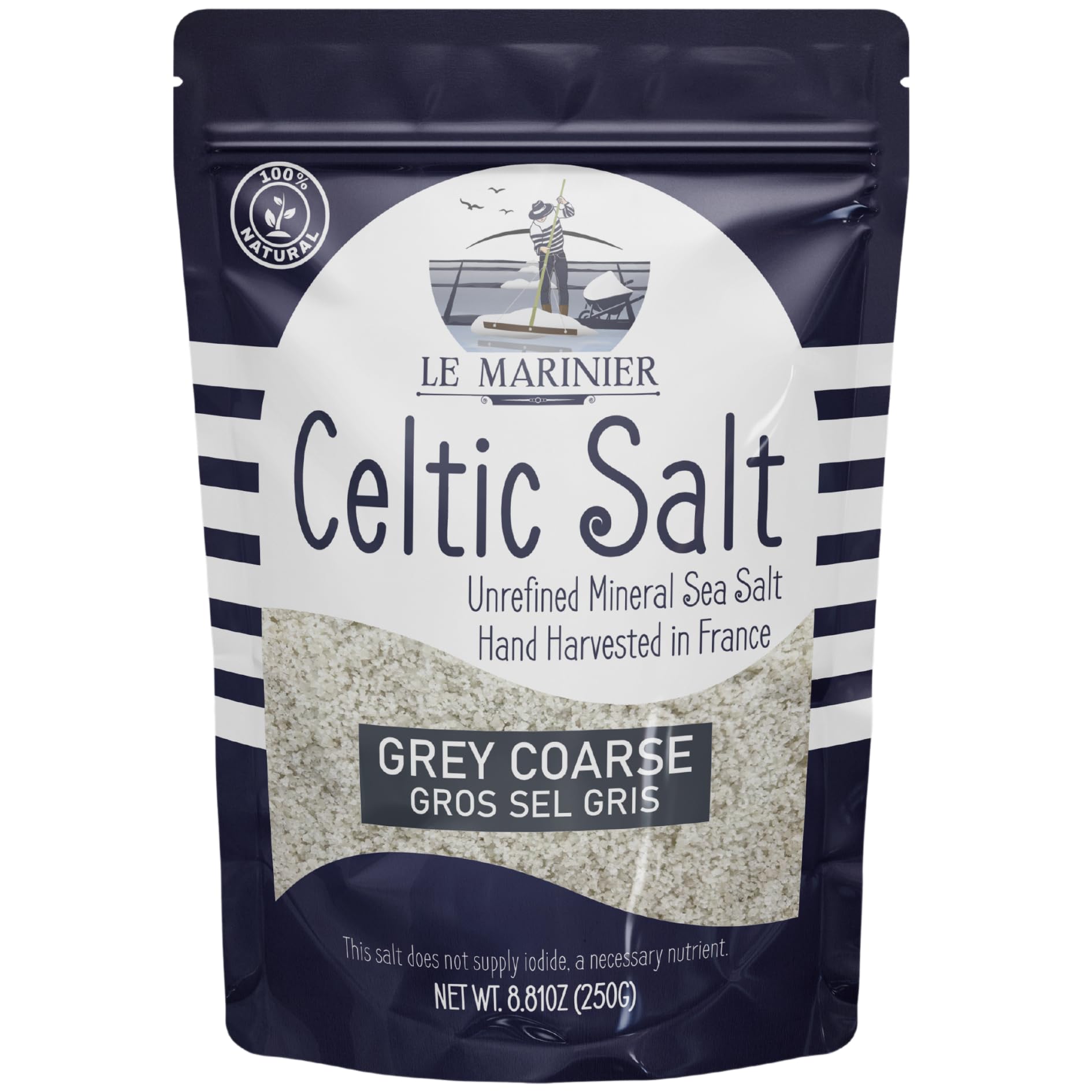 Le Marinier Celtic Salt Grey Coarse Sea Salt, 0.6lb