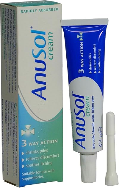 Anusol Cream 43g | Haemorrhoids, Itch & Irritation Relief for Adults