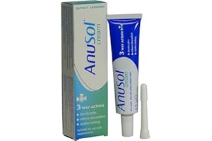 Anusol 43g SOY Cream - Whole Body Skin Moisturizer for All Skin Types, Damage Control & Pore Treatment, 1.51 oz