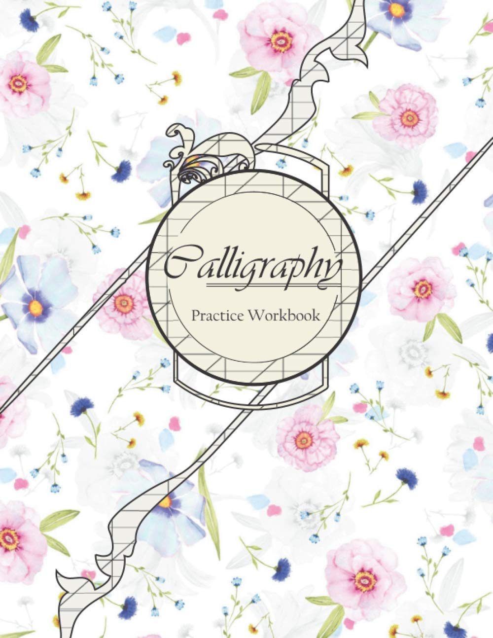Calligraphy Practice Notebook : Tracing Paper for Calligraphy and Handwriting Practice: 8.5x11 inches, 120 pages Lined Calligraphy Paper Notebook