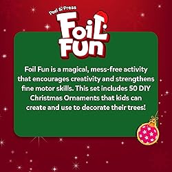 Skillmatics Foil Fun - Christmas Ornaments, Mess