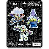 Disney Pixar Toy Story Character Adhesive Vinyl Decals - Fun Toy Story Stickers for Car or Truck, 1 Pack (3 Count)