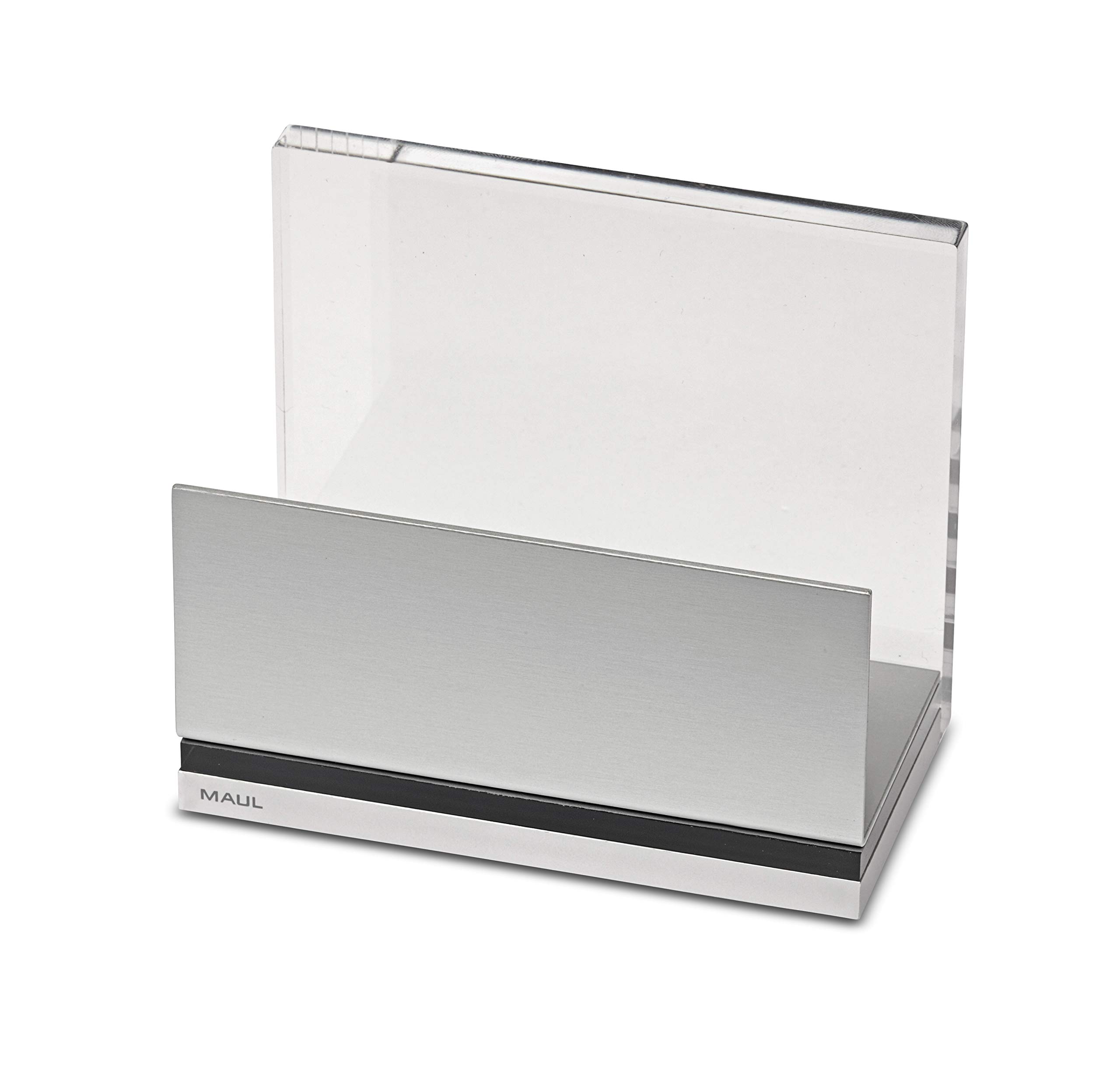 Maul Acro Acrylic Card Holder 1962005 11x6x9,3 cm Clear Glass