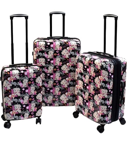 Amazon.com | Betty Boop-themed hard luggage set. Carry-on, medium