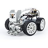 SunFounder Picar-X AI Video Robot Car Kit for Raspberry Pi 5/4/3B+/Zero 2w, LLMs ChatGPT-4o/Gemini/Grok, Voice&Video Recognit