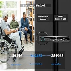 Fingerprint Door Lock, Biometric Door Lock, Keyless