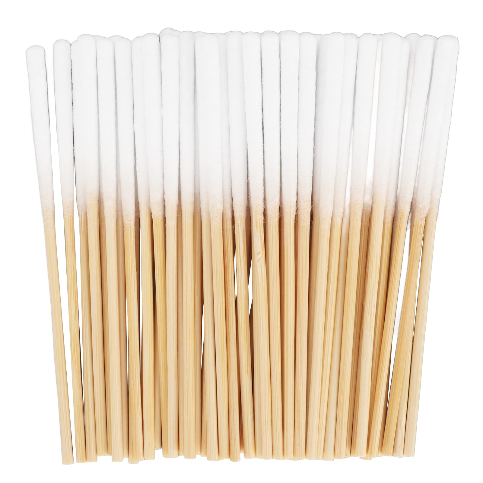 60Pcs Cotton Swab, Wooden Handles Cotton Tipped Applicator, Soft Tip Makeup Cosmetic Applicator Sticks Applicators, Cotton Swabs for Makeup, Long Gun Cleaning, Pet Care 8cm