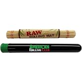 RAW Mat Natural Bamboo For Papers, Cones and Wraps Includes ARC Saver Tube