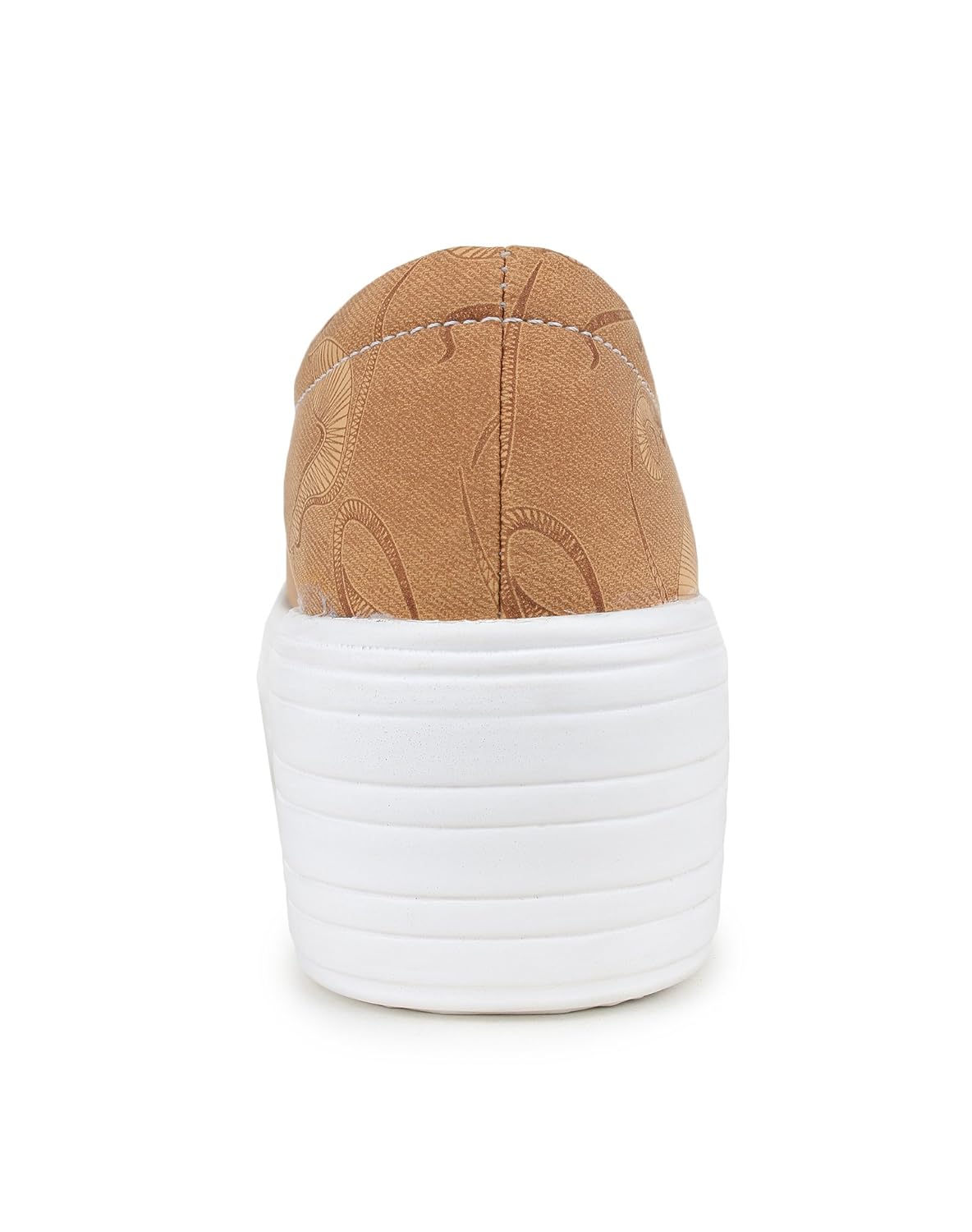 zapatoz womens fabric tan color casual shoe