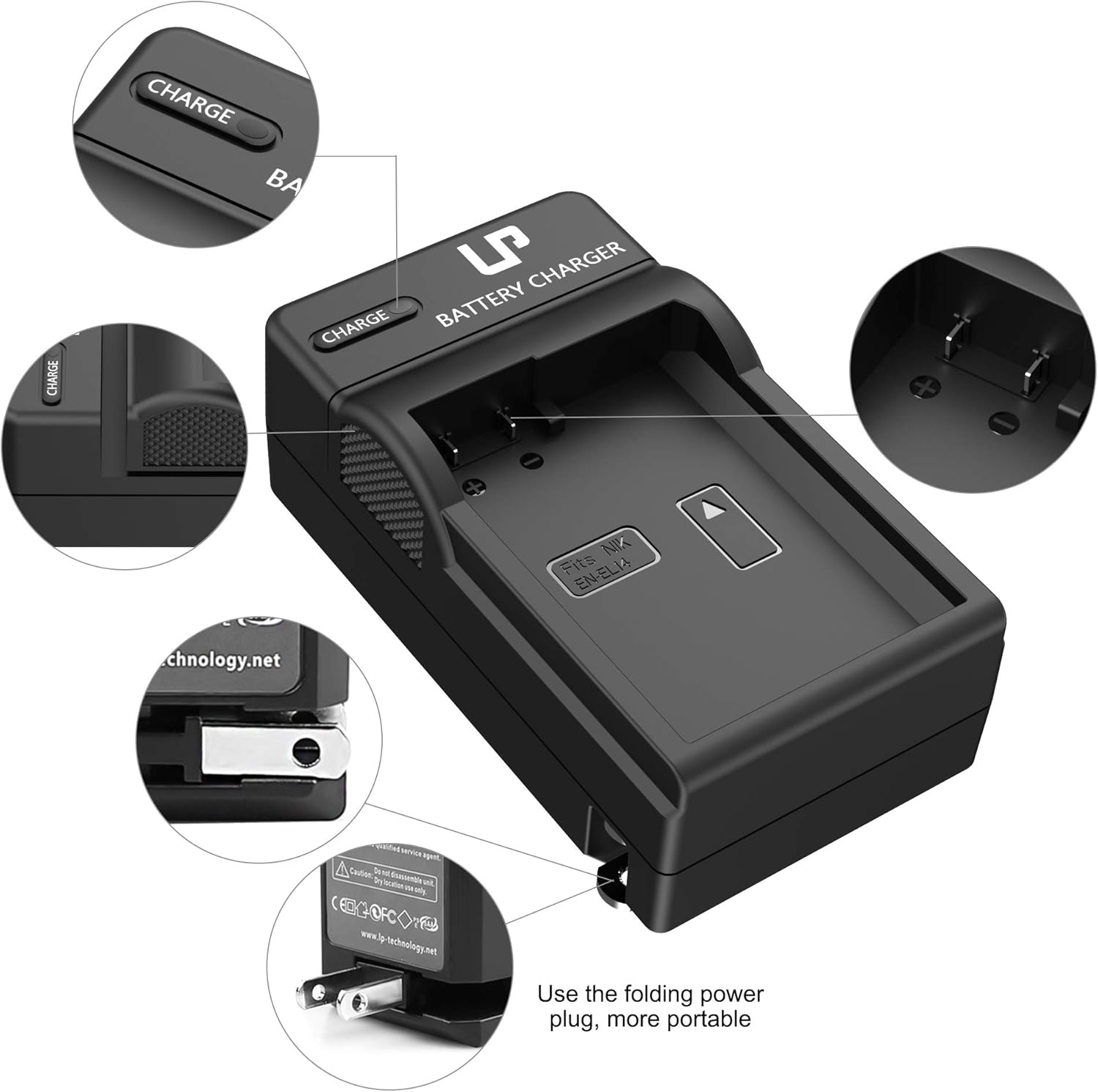 EN-EL14 EN EL14a Battery Charger, LP Charger Compatible with Nikon D3500, D5600, D3300, D5100, D5500, D3100, D3200, D5200, D5300, D3400, DF, Coolpix P7000, P7100, P7700, P7800 Cameras & More : Camera & Photo