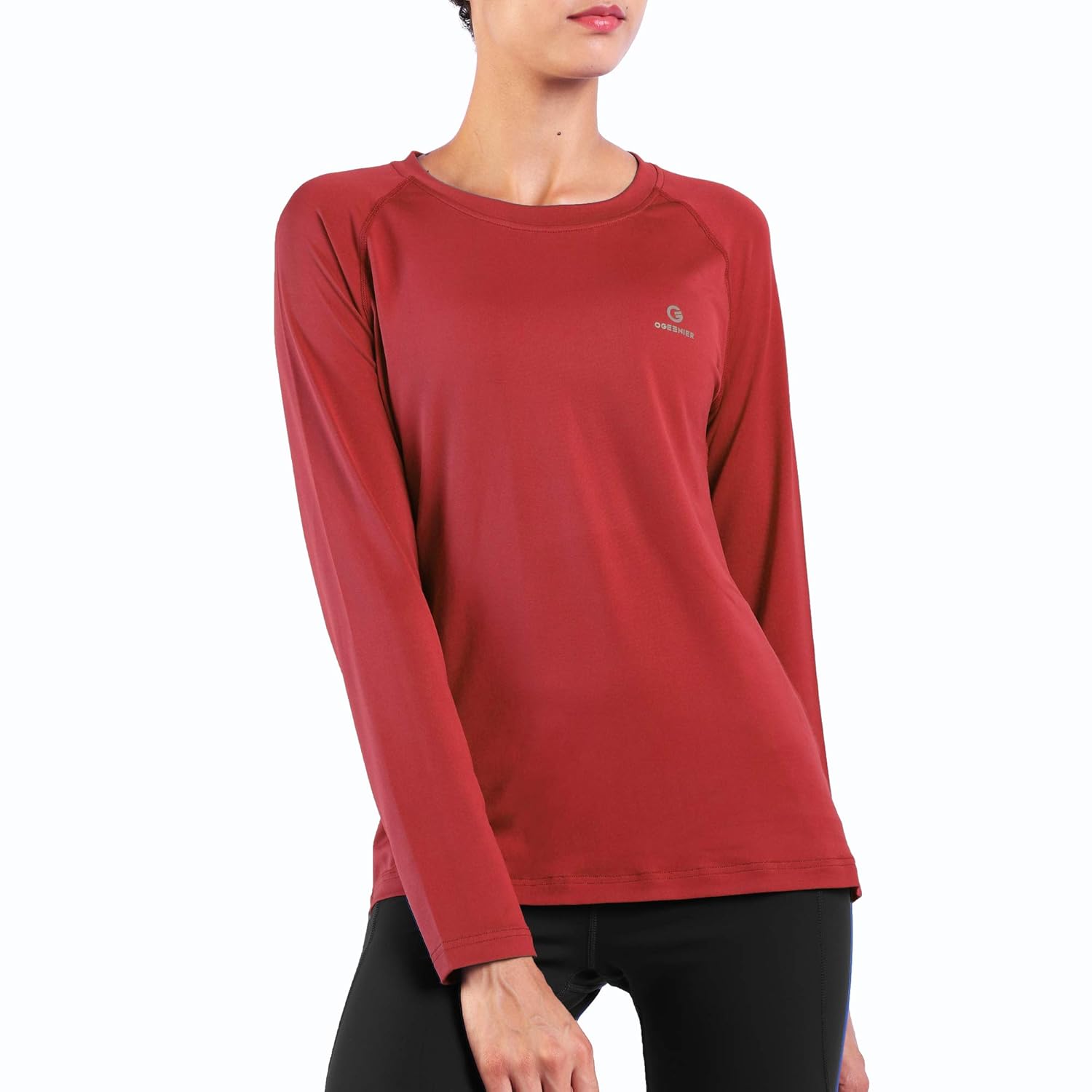 long sleeve mesh workout top