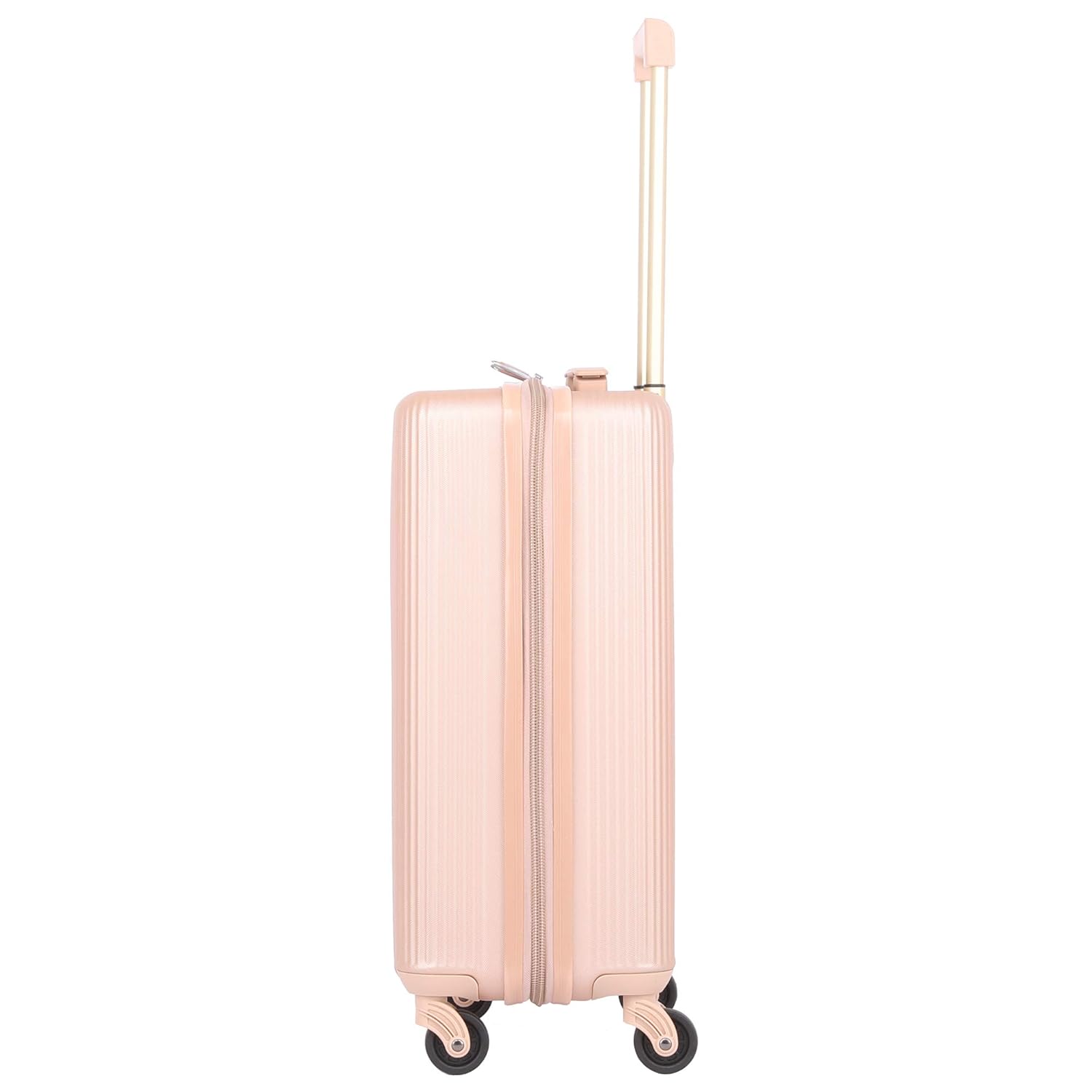 5 cities luggage rose gold