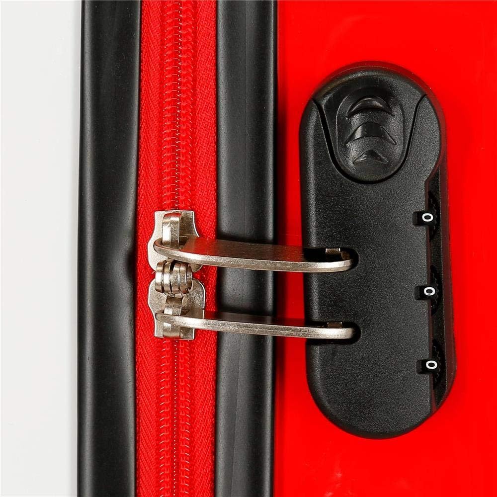 Valigia da cabina bianca 40 x 55 x 20 cm rigida ABS chiusura a combinazione  laterale 34 l 2,8 kg 4 ruote doppie bagaglio a mano Disney Mickey Enjoy the  Day Valigeria urban-earth.co.uk