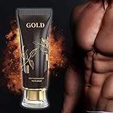 Med3000 Gold ED Dysfunction Topical Cream for Men to Get Hard – Fast-Acting Booster for Men, 2.0 Fl Oz