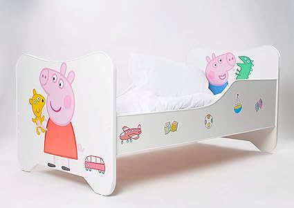 Bebe Gavroche Pack 8en1 Lit Junior Peppa Pig Matelas Oreiller Couette Taie Housse De Couette Drap Housse Amazon Fr Cuisine Maison