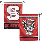 NCAA North Carolina State Wolfpack 12x18 Garden Style 2 Sided Flag, One Size, Team Color