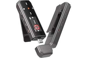 RUIZU 64GB Type-C USB MP3 Player with Bluetooth 5.3, Clip Portable Music Player with FM Radio, Voice Recorder, Pedometer for Sport, Digital Audio Shuffle A-B Repeat, Support Mobile Phone File Transfer