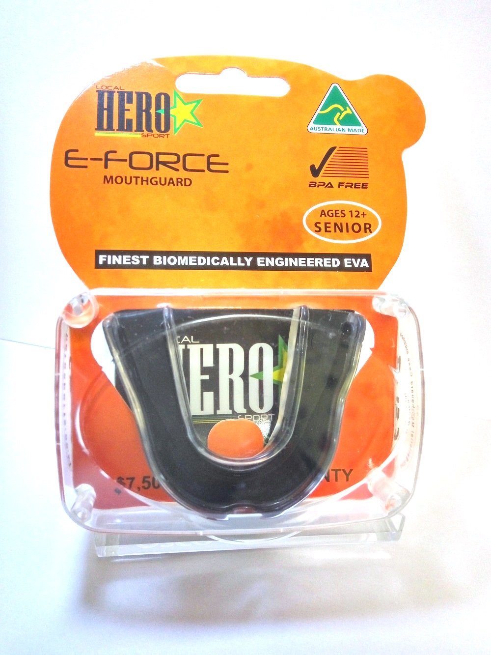 E-FORCE MOUTHGUARDS (BLACK, SENIOR)