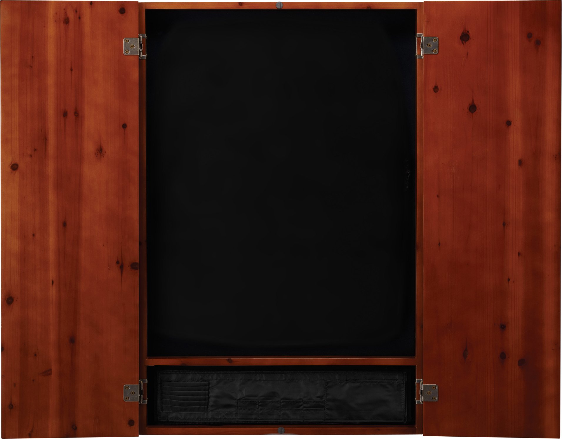 Viper Metropolitan Solid Wood Cabinet & Electronic Dartboard Ready-to-Play Bundle with Two Sets of Soft-Tip Darts and Integrated Storage in Multiple Stain Options