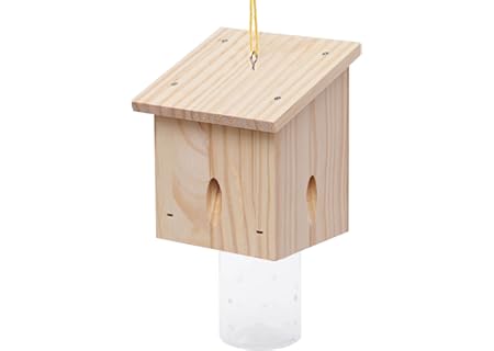 Carpenter Bee Trap for Outside - Pentroof Style Nature Hanging Wood Carpenter Bee Traps Outdoor - Best Bee Trap…