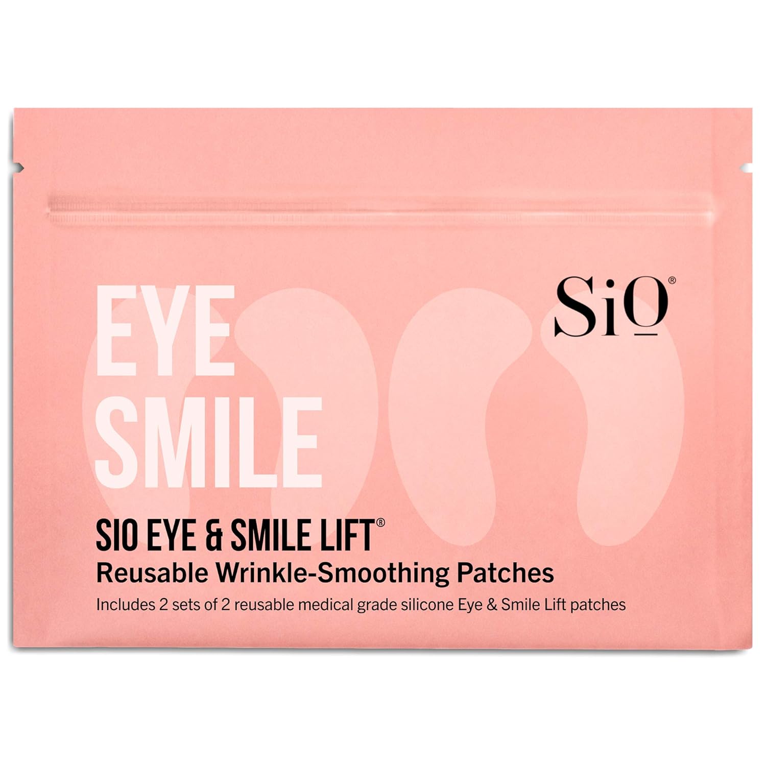 SiO Beauty Eye and Smile Lift Anti-Wrinkle Patches 4 Week Supply - Overnight Under Eye Mask Pads For Dark Circles - Silicone Skin Treatment For Wrinkles Fine Lines : Beauty