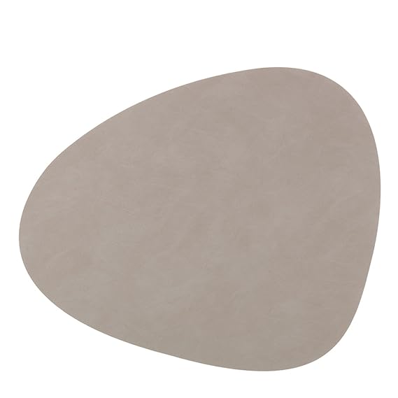 Platzset TABLEMAT Nierenform hellgrau