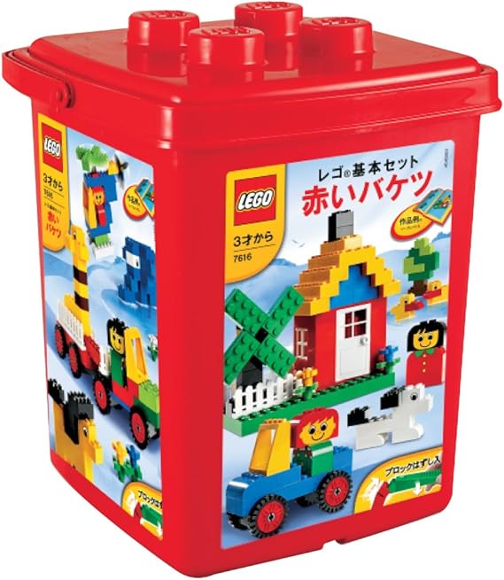Amazon レゴ Lego 基本セット 赤いバケツ ブロックはずし付き 7616 ブロック おもちゃ