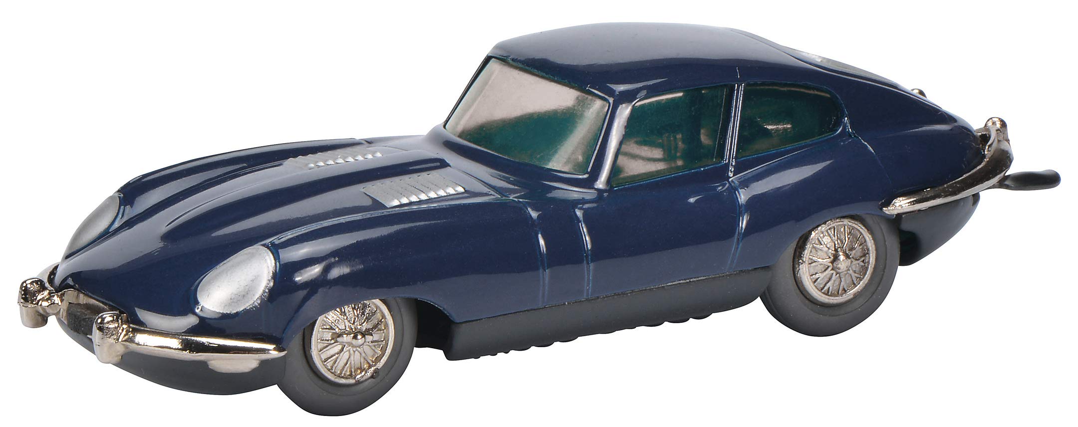 Schuco Micro Racer Jaguar E-Type Die-Cast Model Car Limited Edition Dark Blue