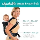 Infantino Flip Advanced 4-in-1 Baby Carrier Ergonomic Black 3.6-14.5 kg view 3
