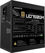 Gigabyte UD750GM 750W Power Supply 80+ Gold ATX 3.0 Fully Modular UK Plug view 7