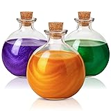 Tessco for you 3 Pcs Halloween Potion Bottles Glass