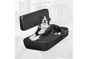 CEMOFE UTV Seat Covers for Kawasaki Mule 600 610 2005-2016 Mule SX 2017-2023,Outdoor Bench Seat Cover Set Heavy Duty 1680D Waterproof UTV Seat Cover(2 PCS)